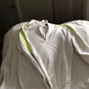 White with green RL sweater pet/smoke free home